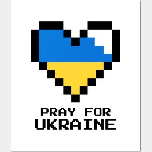 Pray for ukraine Russia Putin Puck Futin stand with ukrain Posters and Art